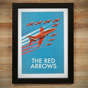 MILITARY HERITAGE FRAME RED ARROWS